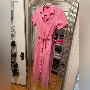 Skies are Blue Pink denim jumper